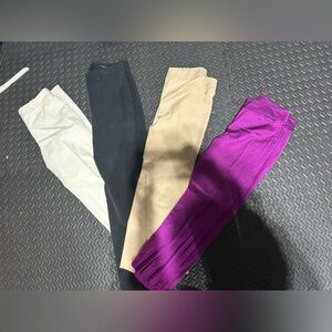 Anne Taylor PantSet in Purple, Beige, Black, and White